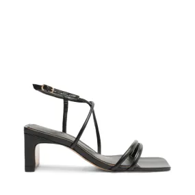 Aimee Block Leather Sandal