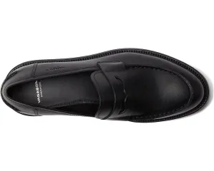 Alex W Leather Penny Loafer Vagabond Shoemakers, black