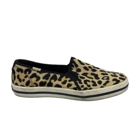 Animal Print Shoes Flats Keds, Size 6