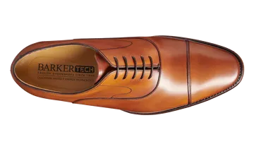 Barker Wright Derby Shoe - Antique Rosewood Calf