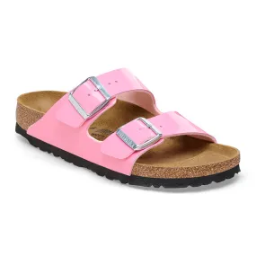 Birkenstock Arizona Candy Pink Patent Birko Flor Sandal