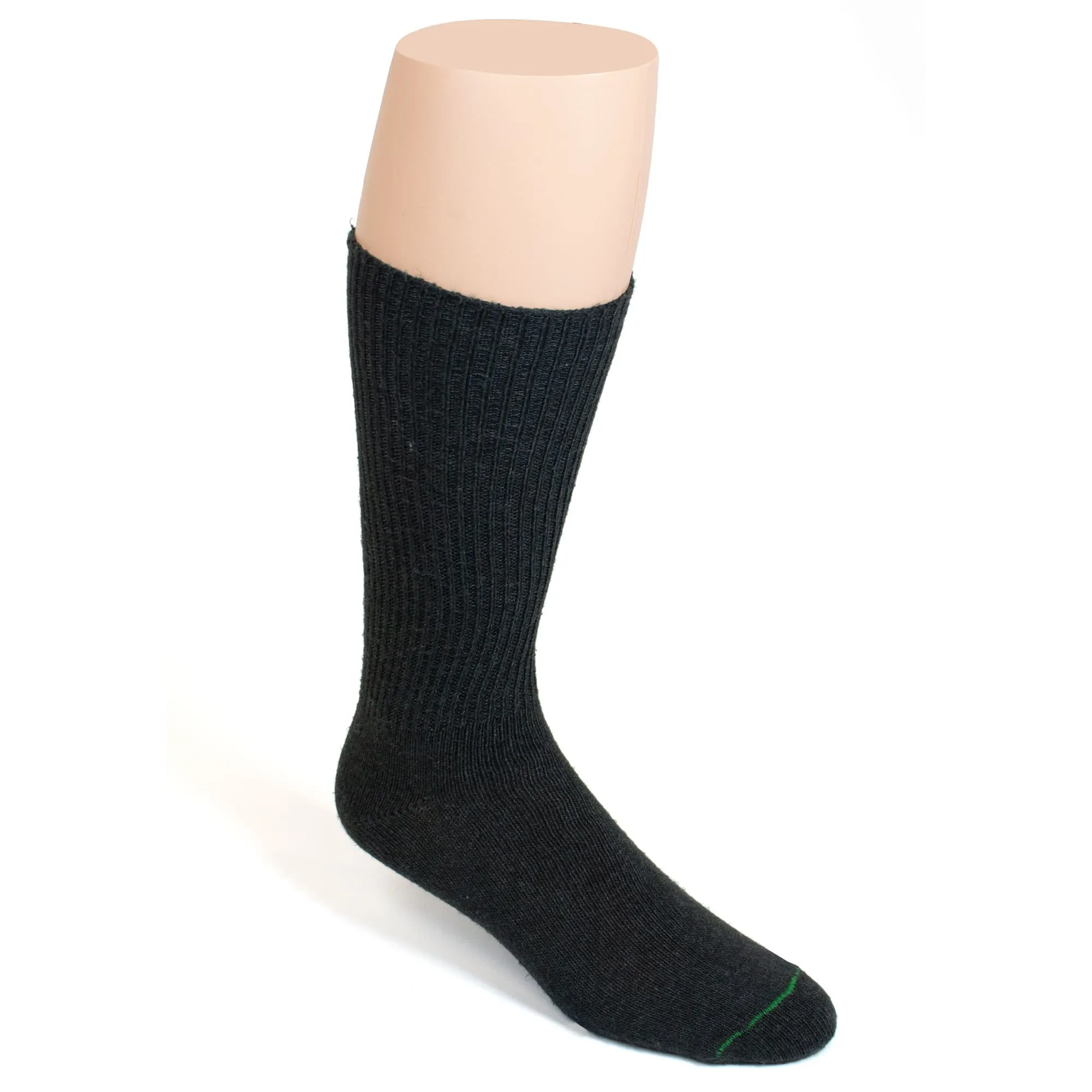 BURLINGTON CASUAL ACRYLIC CREW SOCK - CHARCOAL