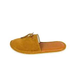 Buscemi Men's Greenwich Cuoio Leather Slippers