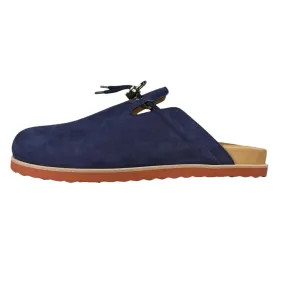 Buscemi Pietro Nubuk Navy Leather Slippers