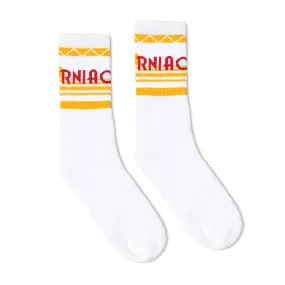 Cali Sun Socks | White