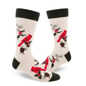 Cardinal Men's Crew Socks