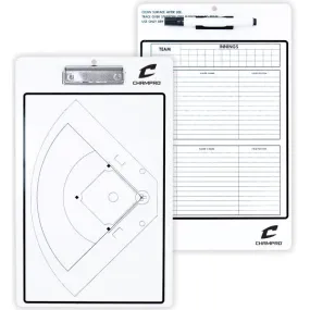 Champro Baseball/Softball Coach's Dry Erase Board with Marker