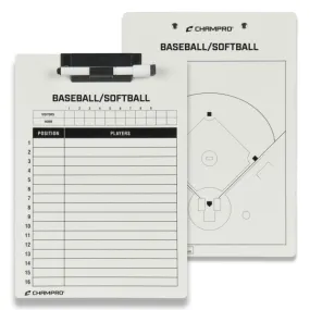 Champro Baseball/Softball Coach's Dry Erase Board