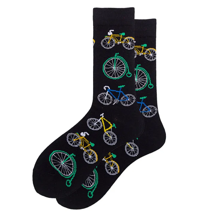 Crew Socks | Funky Socks - Bicycle