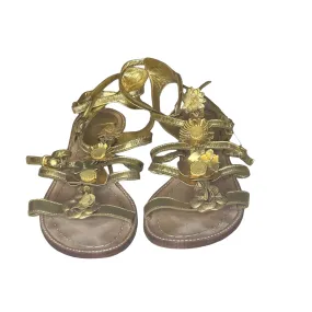 Kate Spade Gold Flower Sandal