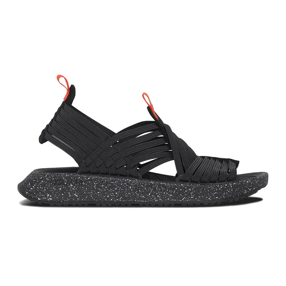 Malibu Rancho Sandal - Black / Black / Orange