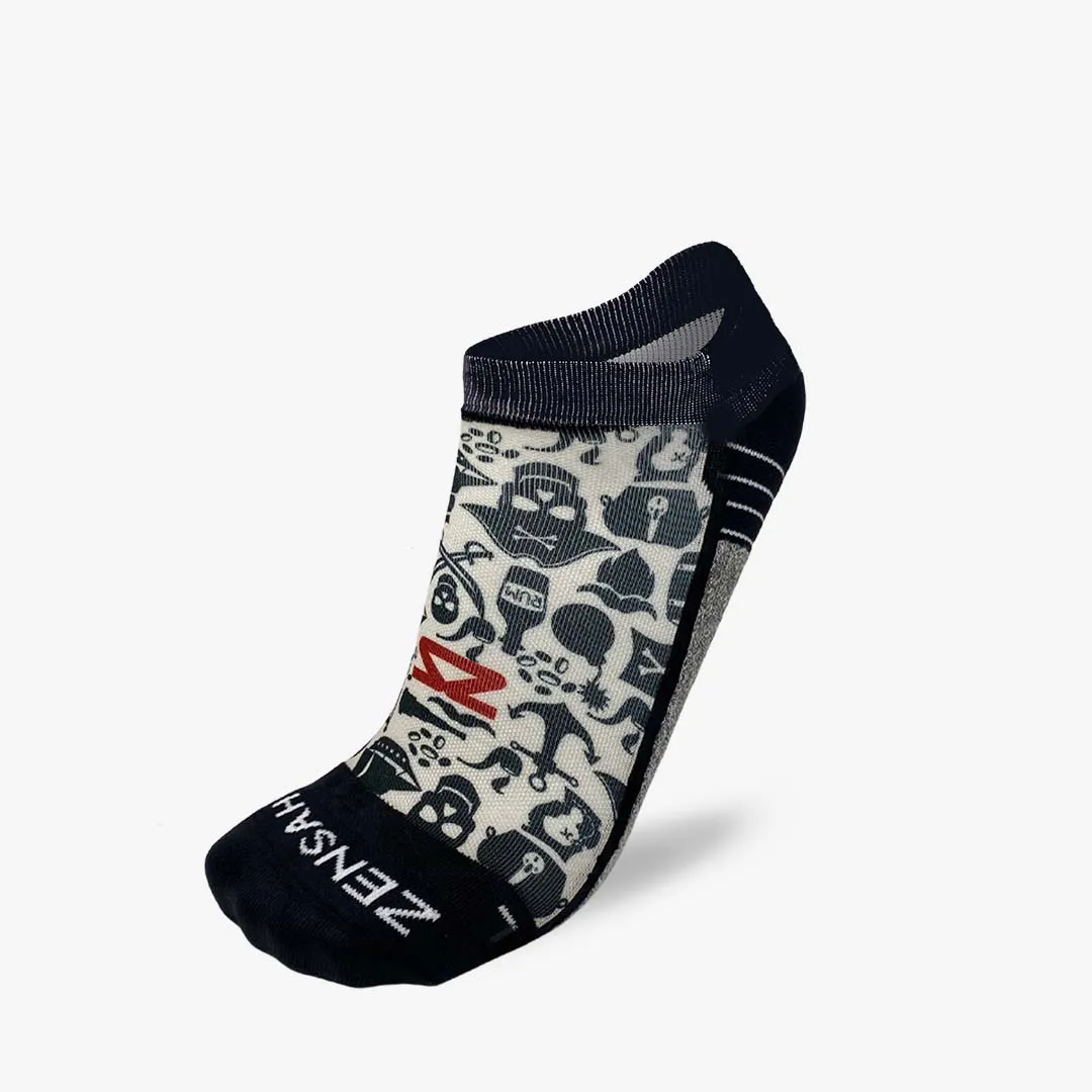 Pirate Vibes Running Socks (No Show)