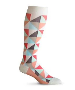 "Coral of the Story" Nylon Compression Socks by Top & Derby (15-20 mmHg) - SALE