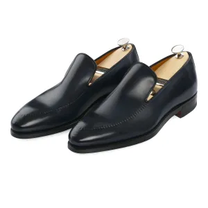 "Sallustio" Wholecut Slip-On Loafer with Reverse Stitched Details